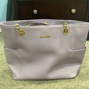 Light Purple Calvin Klein Shoulder Bag